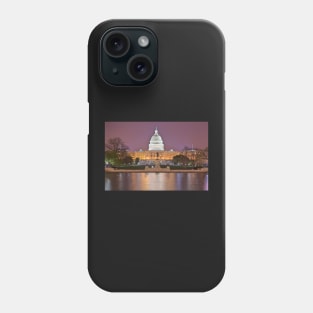 Glowing Washington DC Capitol Phone Case