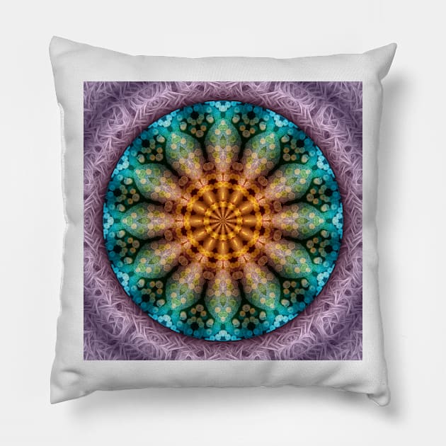 Magic Carpet Flower Pillow by becky-titus