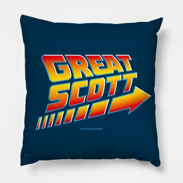 Great Scott Pillow by avperth