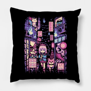 Yokai Alley Pillow