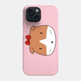 Bow Guinea Pig Face Phone Case