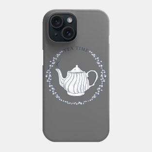 Tea Time Linework Phone Case