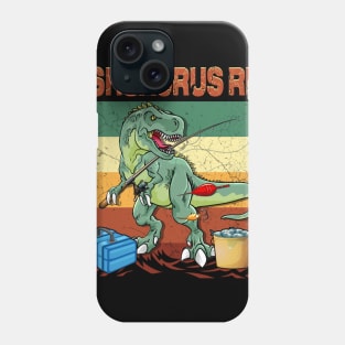 Vintage Fishsaurus Rex Saurus Fishing Hobby Phone Case