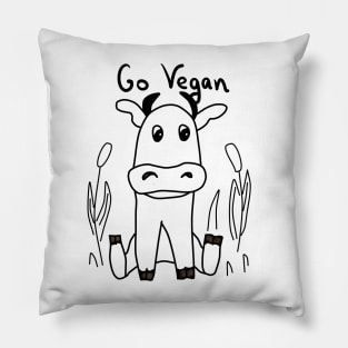 Go vegan Pillow