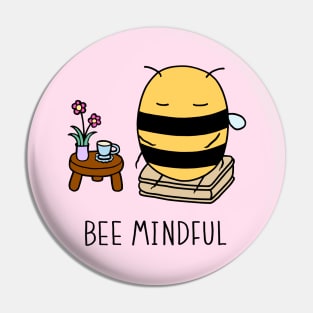 Bee Mindful - Soft Pink Pin