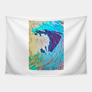 Waves Days Tapestry