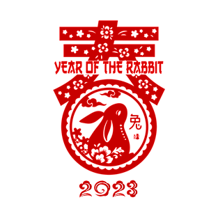 Yin Yang Year of the Rabbit - Happy Chinese New Year 2023 T-Shirt