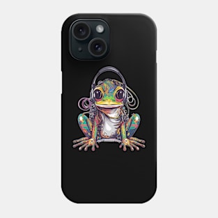 Techno Frog DJ Summer Electronic Music Festival Phone Case