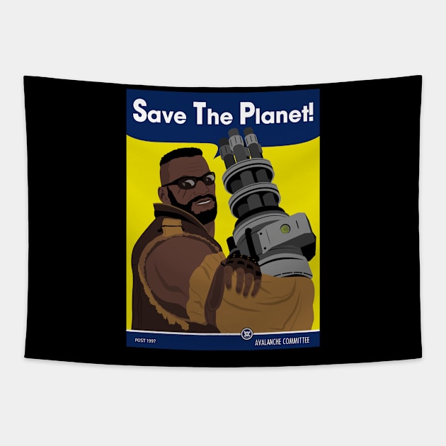 Save the planet Tapestry by Domichan