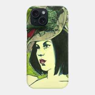 Black Cockatoo Millinery Trimmings Phone Case