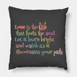 Love is the path Pillow