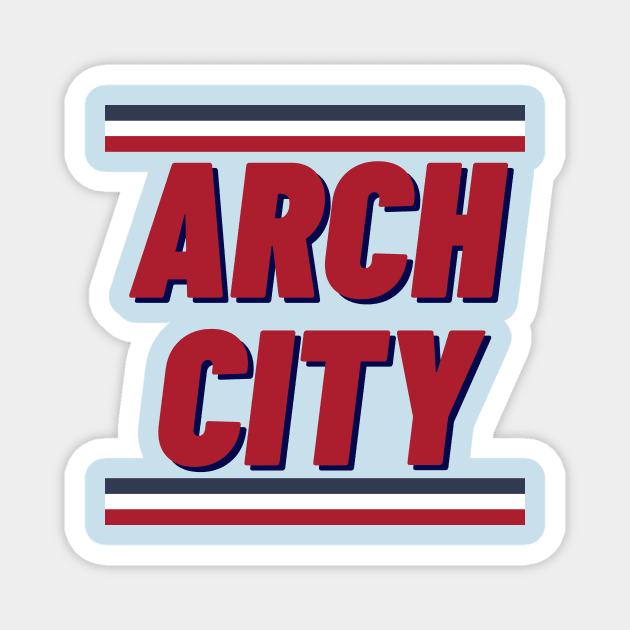 Arch City Powder Blue v2 Magnet by Arch City Tees