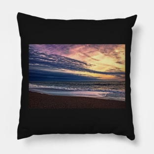 Beach at Sunset Pillow