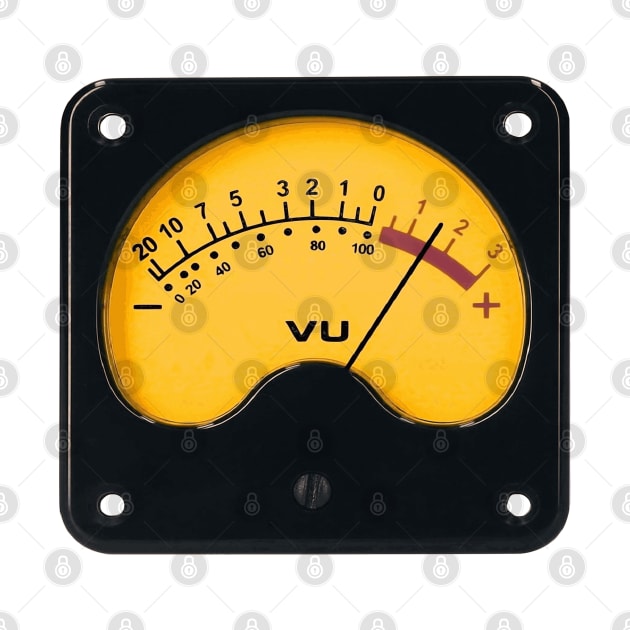 Volume VU Meter Retro Vintage Audio Amplifier by Vladimir Zevenckih