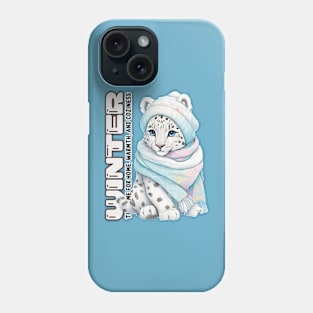 winter warmth and coziness Phone Case