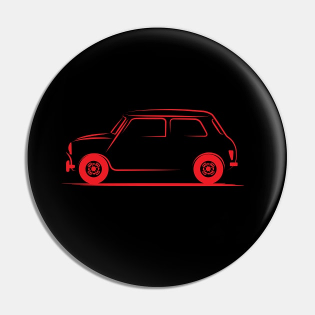 Classic Mini Cooper Pin by PauHanaDesign