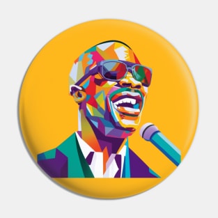 Stevie Wonder WPAP Limit Color Pin