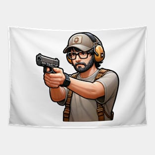 Tactical Man Tapestry