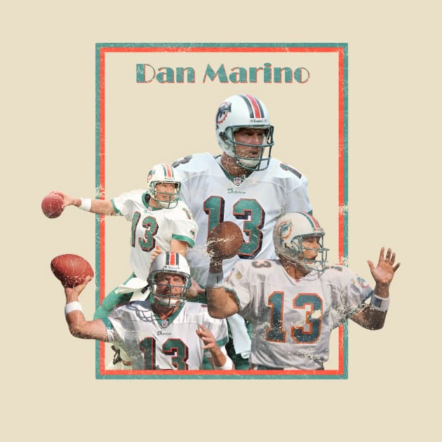 Dan Marino-Square Retro Bootleg by the lucky friday