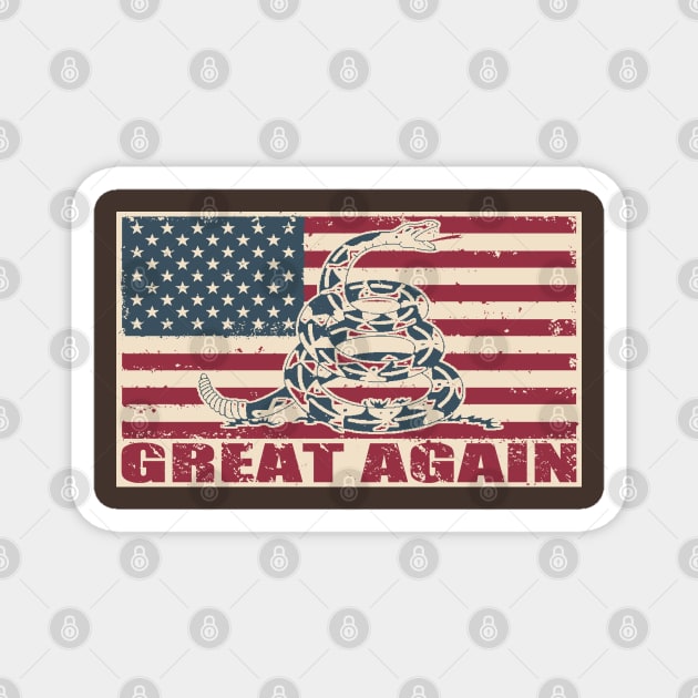 Great Again Flag Magnet by Etopix