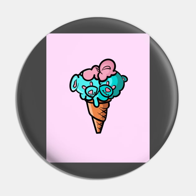 Icecream cute Pin by Tintaabsurd