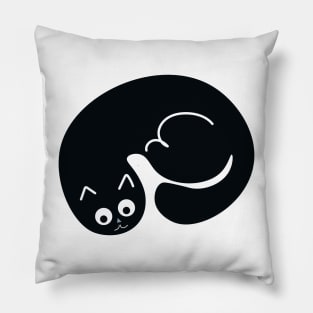 Black cat Pillow