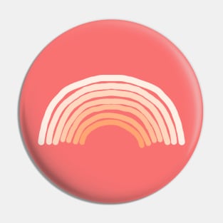 Peach Fuzz Rainbow Pantone Color of the Year 2024 Pin