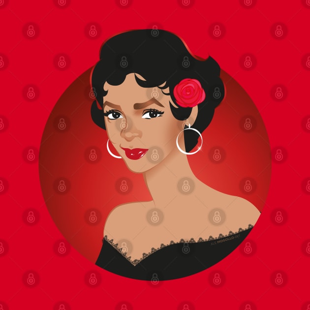 Carmen Jones by AlejandroMogolloArt