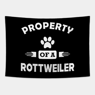 Rottweiler Dog - Property of a rottweiler Tapestry