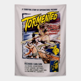 Classic Horror Movie Poster - Tormented Tapestry