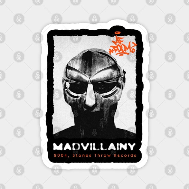 MF Doom Madvillainy Magnet by Elemental Edge Studio