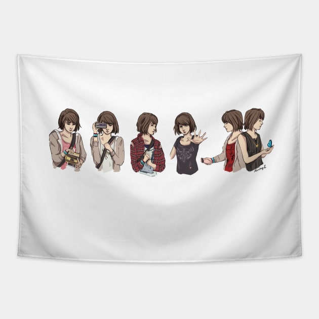 Max Caulfield (Life is Strange) Tapestry by kourtie1996