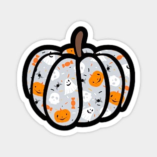 Pumpkin and Ghosts Magnet