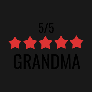 5 Star Grandma Review T-Shirt