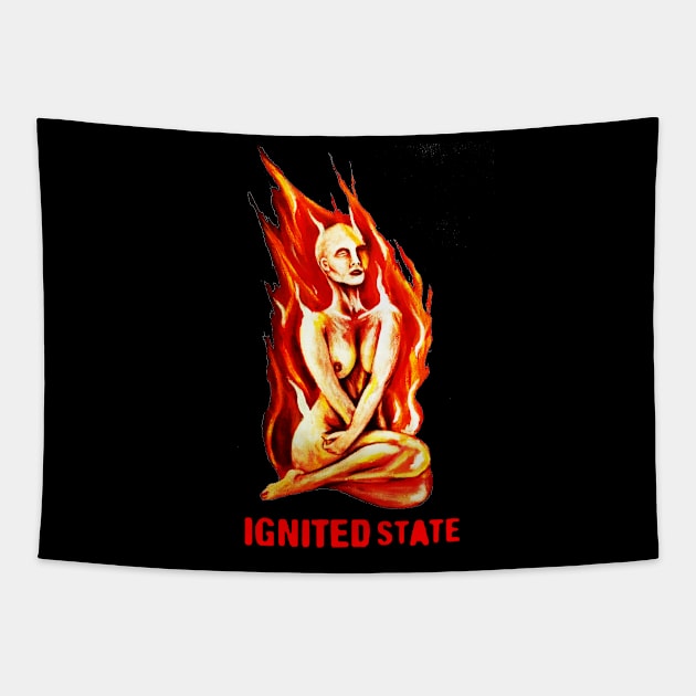 Ignited Woman Tapestry by IGNITEDSTATE