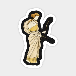 Ladies of the Villa of Ariadne - Diana sticker Magnet