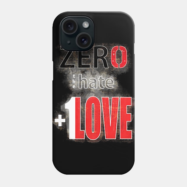 Zero Hate +1 Love Myst Phone Case by FutureImaging