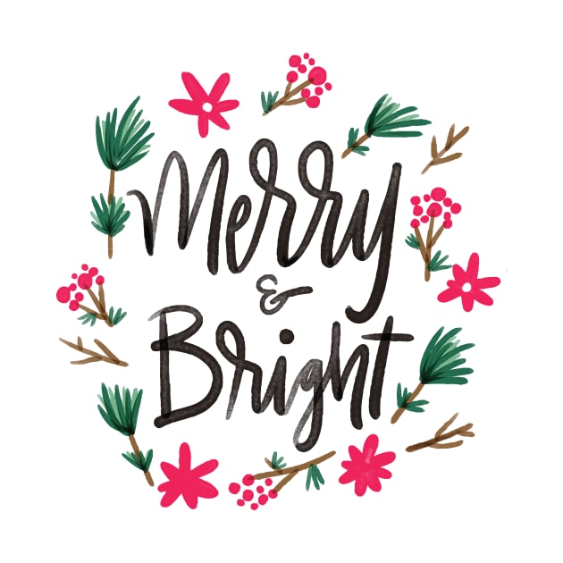 Merry and Bright, Holidays, Christmas by xcsdesign