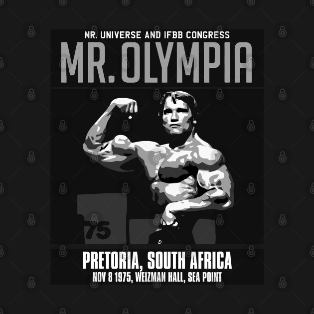 Mr Olympia 1975 - Arnold Schwarzenegger - Hoodie | TeePublic