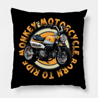 Motocicleta monkey Pillow