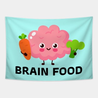 Brain Food | Brain Pun Tapestry