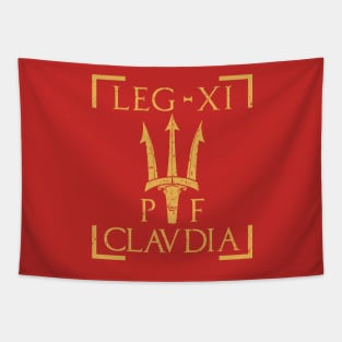 Legio XI Claudia Pia Fedelis Neptune Trident Roman Legion Tapestry