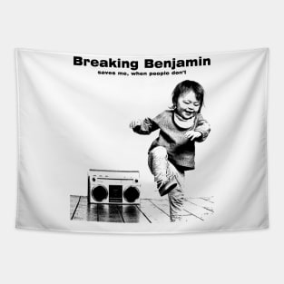 Breaking Benjamin Saves Me // pencil sketch Tapestry