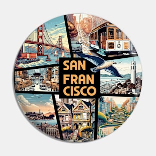 USA CITY - SAN FRANCISCO - TRAVEL -1 Pin