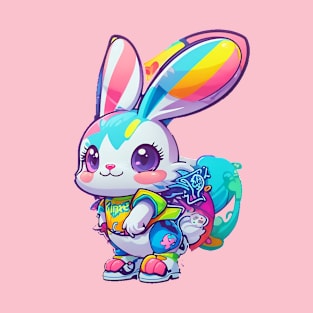 Rabbit's Colorful Wonderland T-Shirt