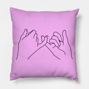 pinky promise Pillow