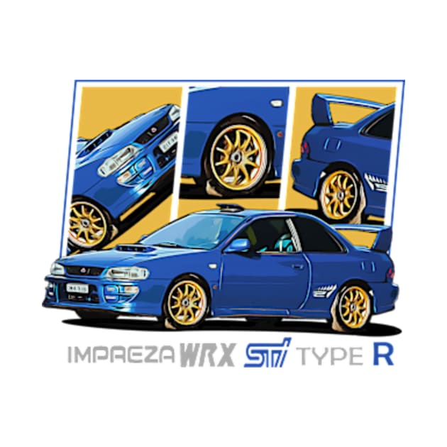 Impreza WRX STI Type R Two Doors, Coupe, JDM Car by T-JD