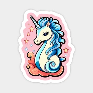 Magical Unicorn Seahorse Magnet