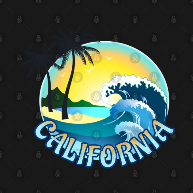 California by Coreoceanart