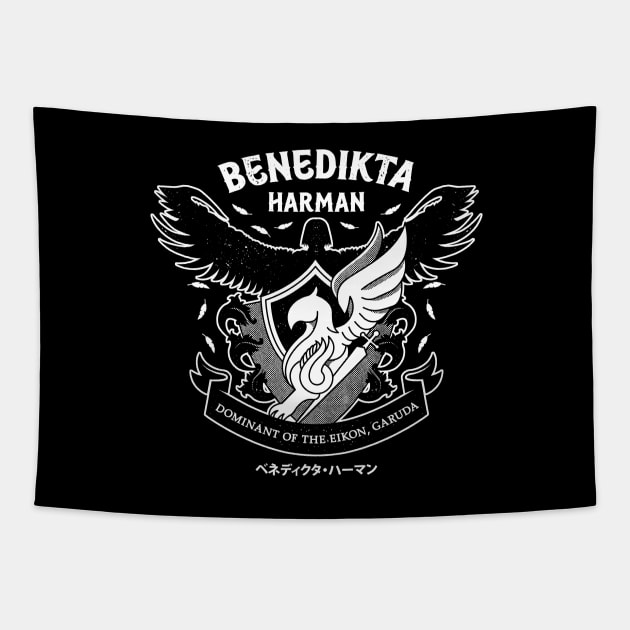 Benedikta Harman Crest Tapestry by Lagelantee